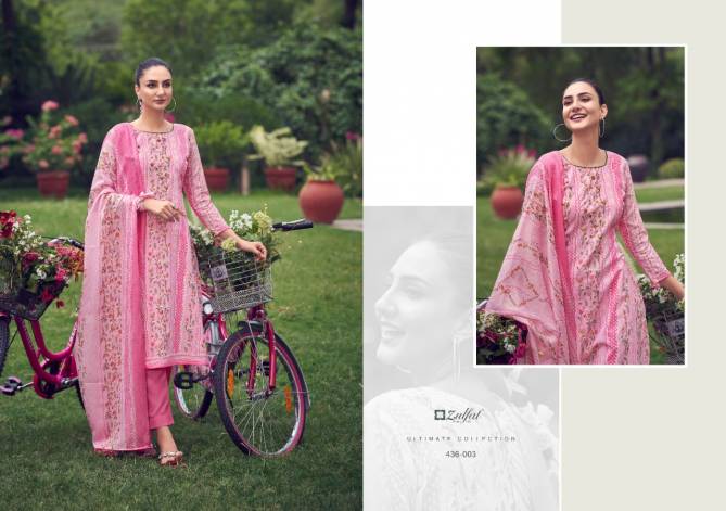 Zulfat Inara New Fancy Designer Cotton Casual Wear Dress Material Collection